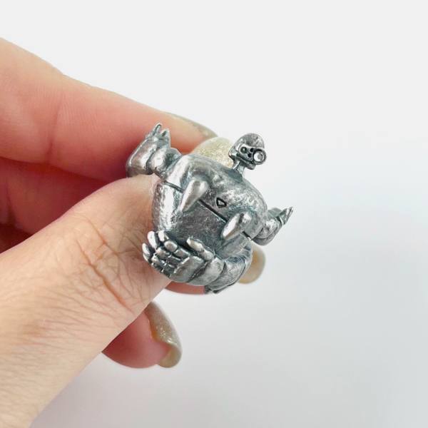 楽天市場】ジブリ グッズ 天空の城ラピュタ 指輪シルバーロボット兵(1