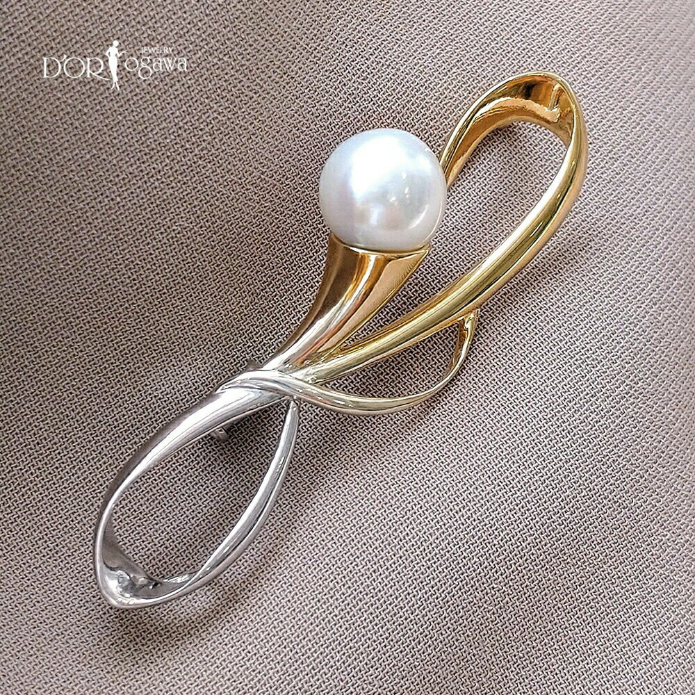 楽天市場】【最短翌日配送】シルバー 白蝶パール ブローチ白蝶真珠本