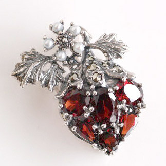 楽天市場】在庫完売後22,300円になります【碌山】 シルバー ガーネット