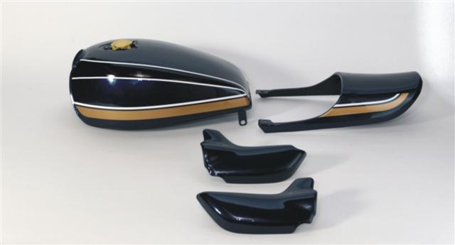 ゼファー750ドレミコレクション外装セット茶玉虫