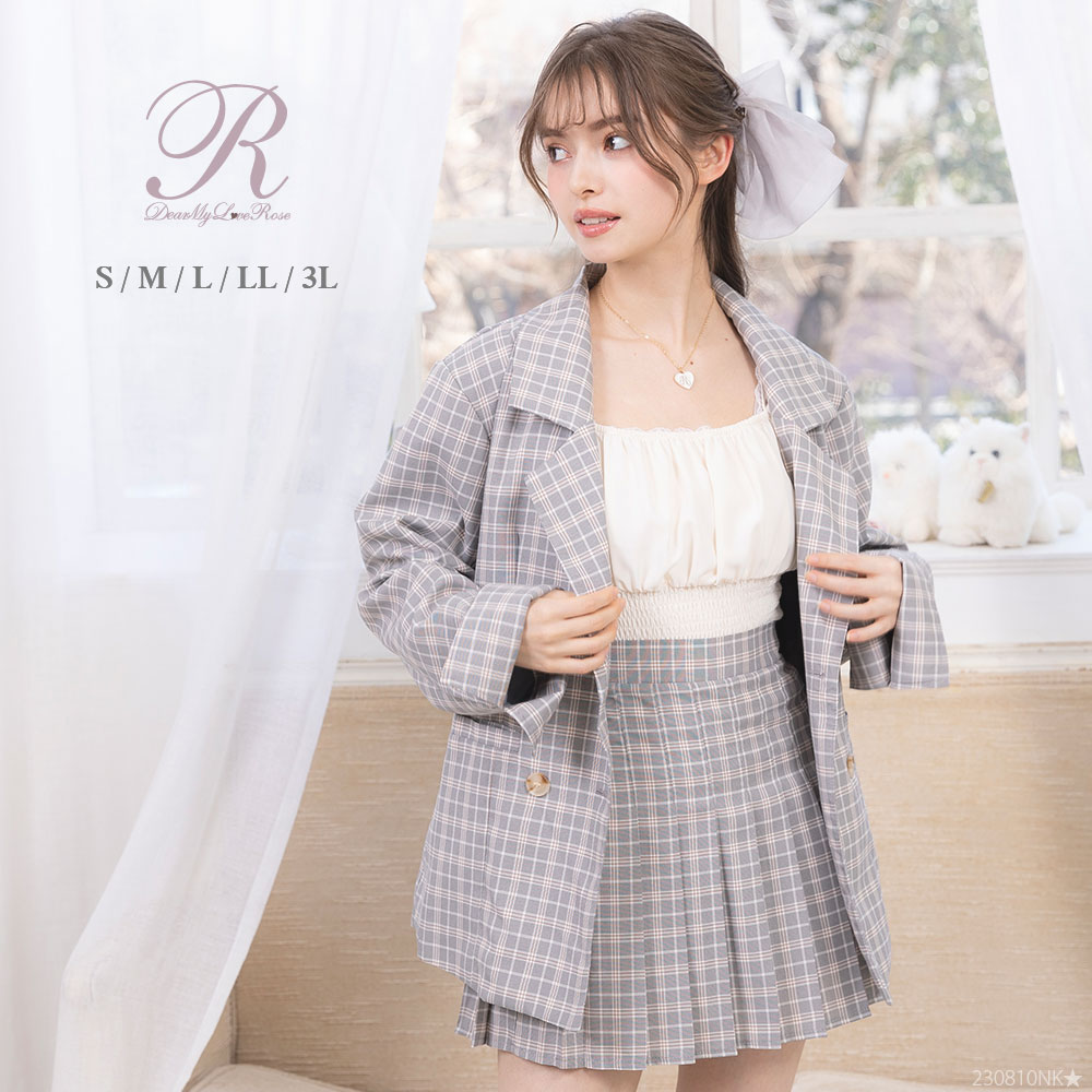 楽天市場】【SALE】チェック柄セットアップ セットアップ チェック