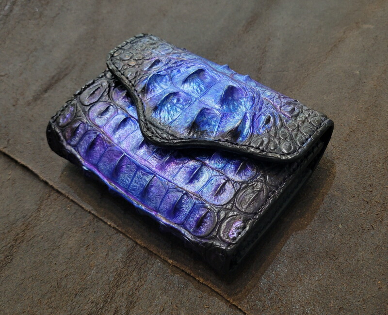 FUNNY】限定モデル コスモ ホーンバック クロコダイル クラウン BLUE