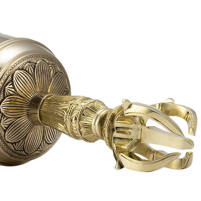 修縁堂】密教法具 四大明王 法器 金剛鈴 鐘 真鍮製 26cm 修縁堂】密教