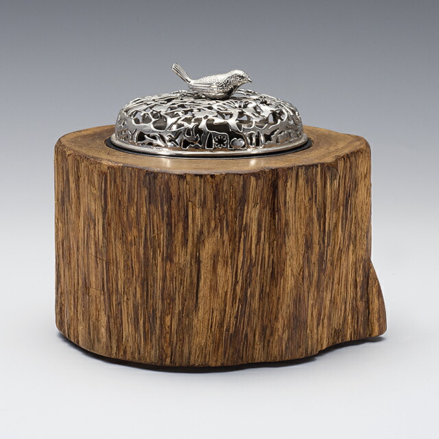 香炉 高さ約26センチ 時代木箱付き 香炉 高さ約26センチ