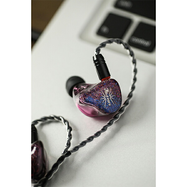 楽天市場】Kiwi Ears Forteza Purple 有線イヤホン カナル型 耳掛け型