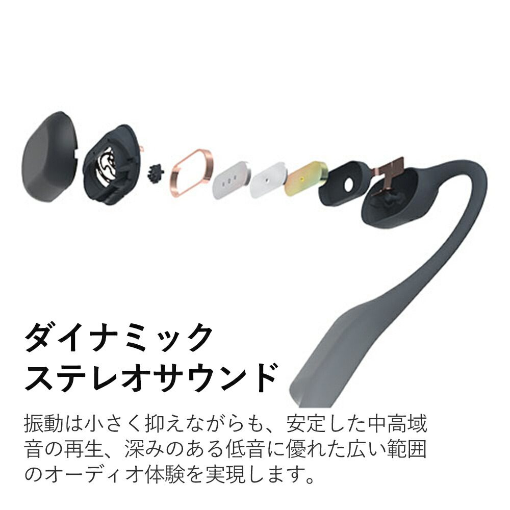 楽天市場】Shokz ショックス OpenRun Mini Black 骨伝導イヤホン