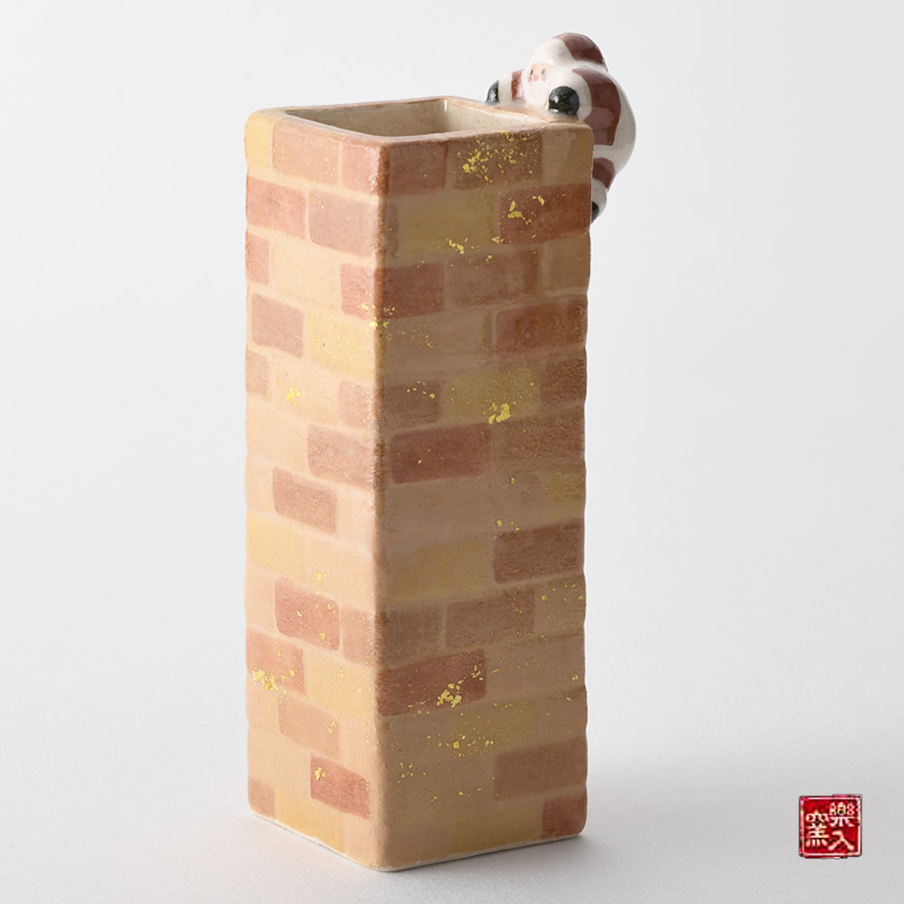 楽天市場】楽入窯 2025年新春作品 煙突サンタ [花入] : 和風雑貨と有田