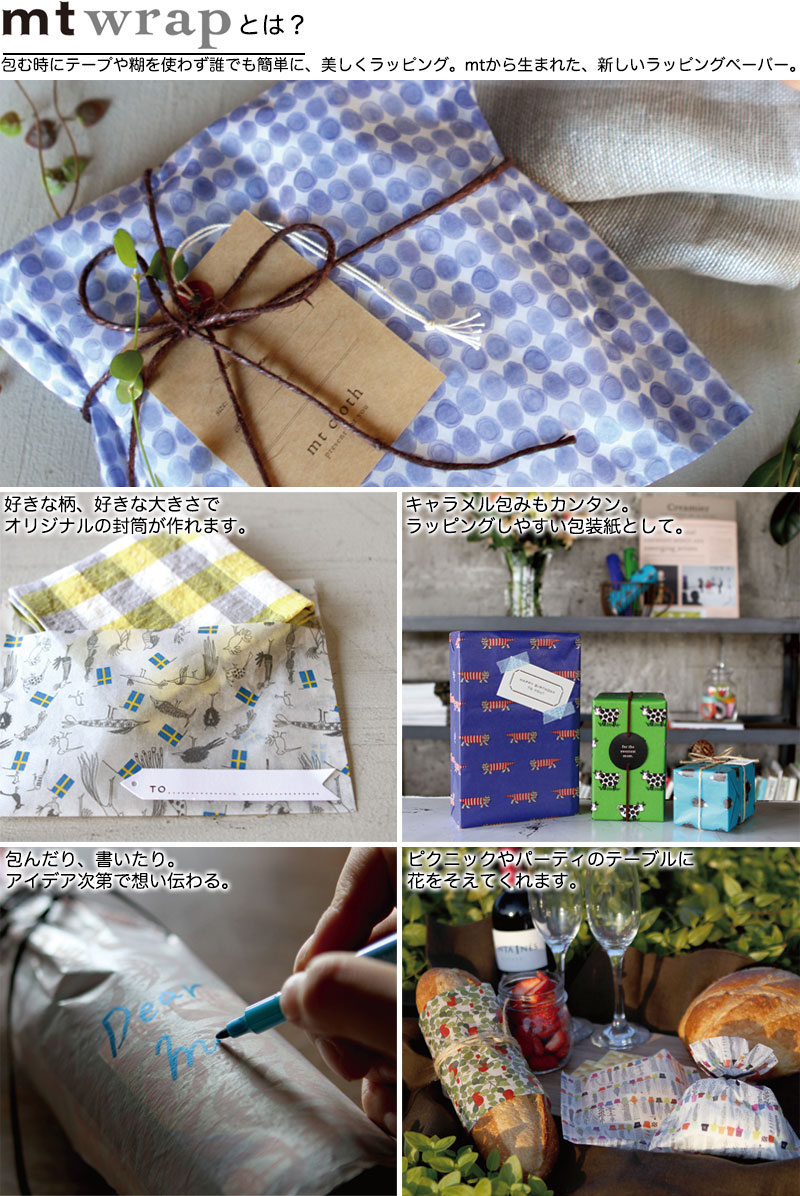 楽天市場】mt wrap ラッピングペーパー BENGT & LOTTA（candy）（標準