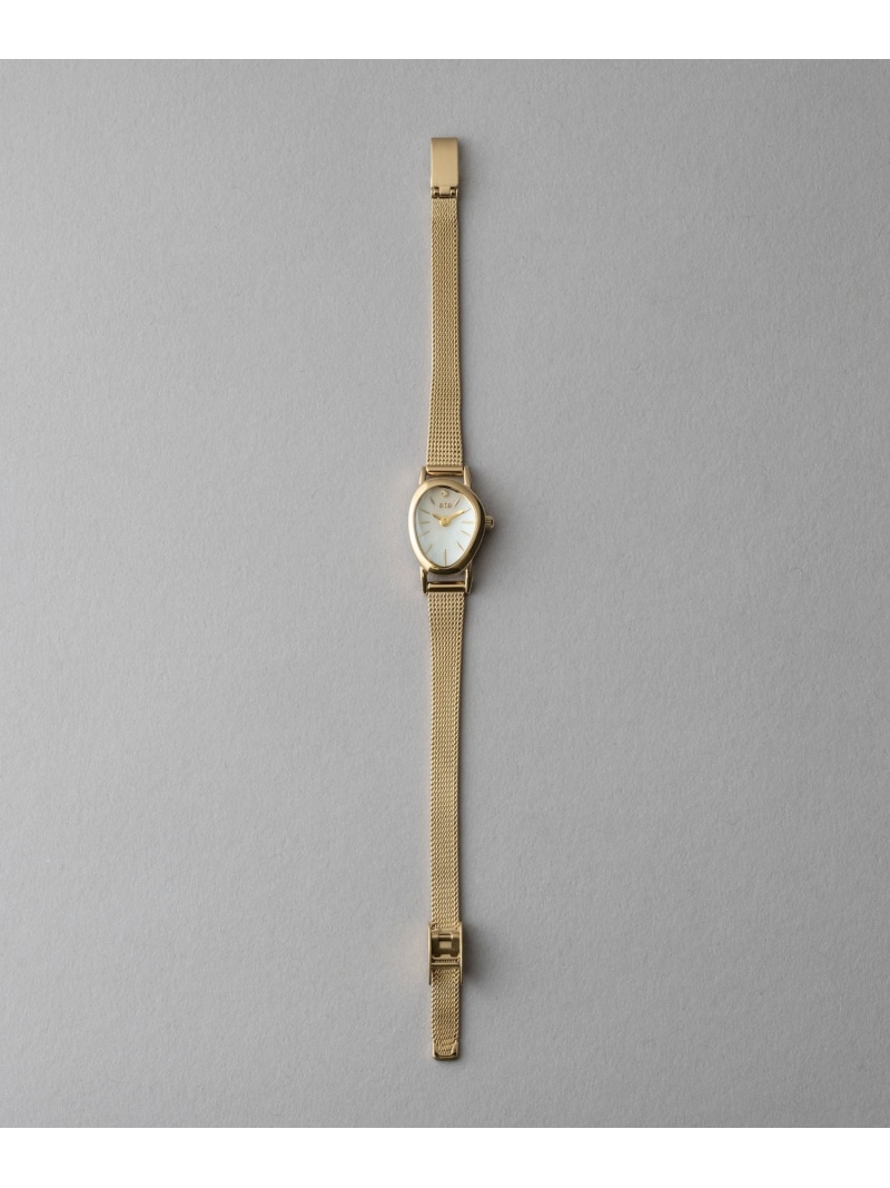 楽天市場】ダイヤモンド ジェムフェイス メッシュベルト ウォッチ ete