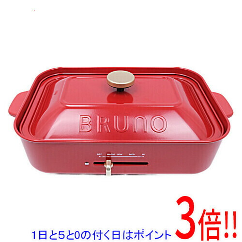 未使用品⭐︎BRUNO ホットプレート レッド Amazon | BRUNO コンパクト