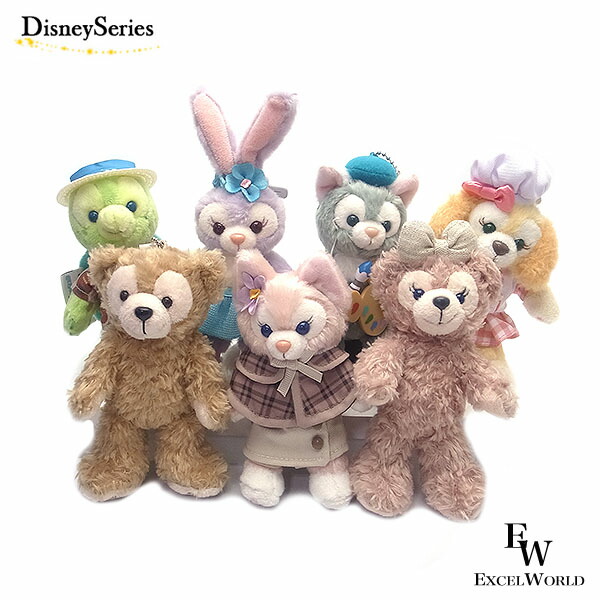 ダッフィー シェリーメイ リーナベル ジェラトーニ ぬいぐるみバッジ