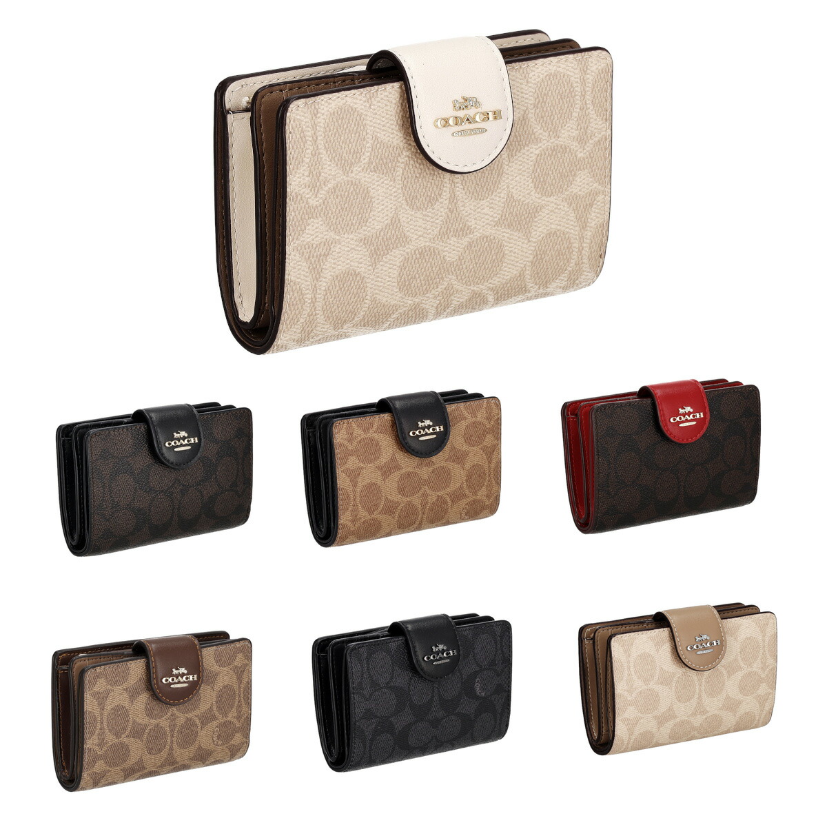 コーチ(COACH) シグネチャー(Signature) 財布 レディース二つ折り財布