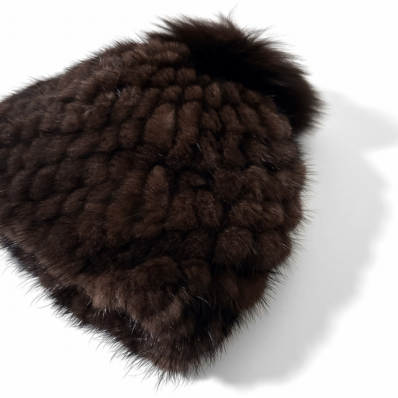 楽天市場】Max Mara マックスマーラ ニット帽 DELIA ミンク フォックス