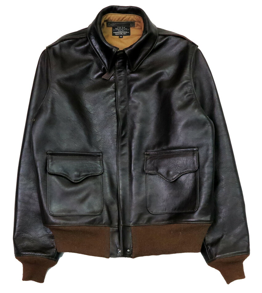 エアロレザー TALONジッパー vintage 40~60s ホースハイドレザー