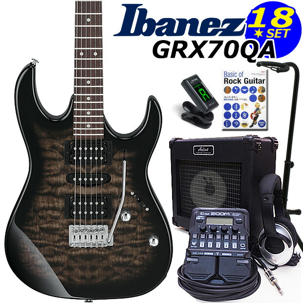 Ibanez エレキギター GRX70QA-SB ソフトケース付 M2045 Ibanez