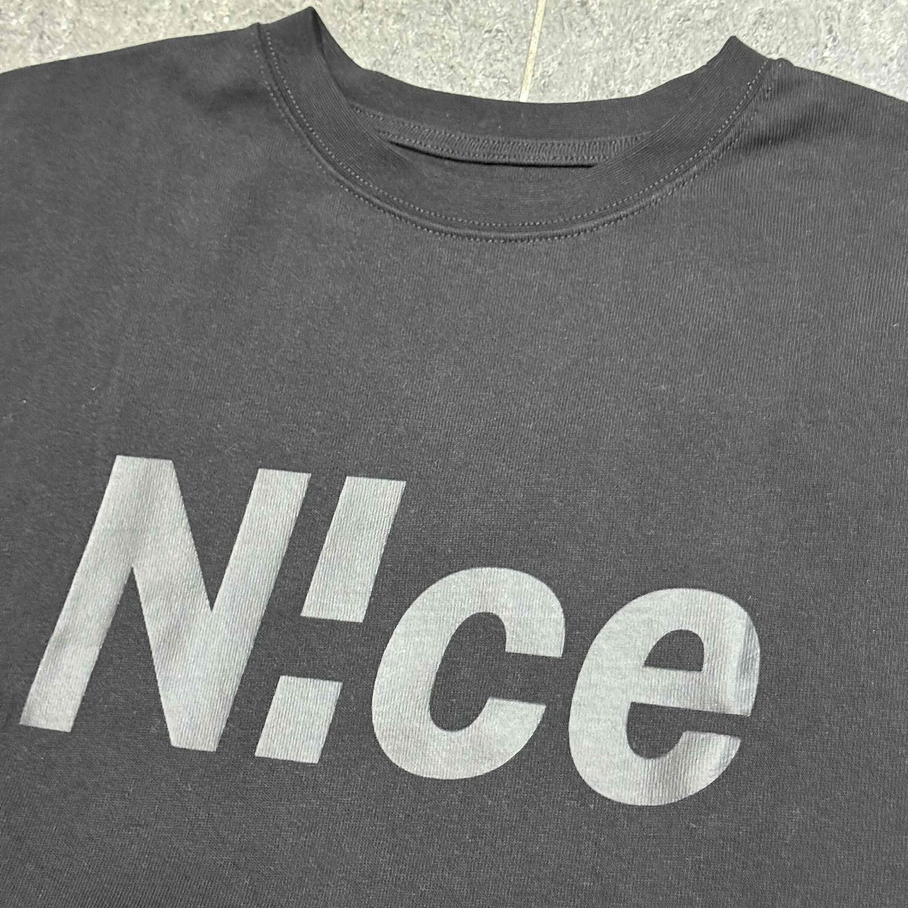 N!CE BASIC LOGO TEE Mサイズ ナイス ベーシックロゴ半袖Tシャツ 南堀江店