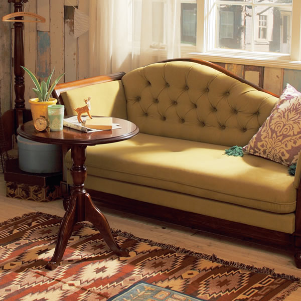 楽天市場】カリモク リビングテーブル サイドテーブル コロニアル 丸