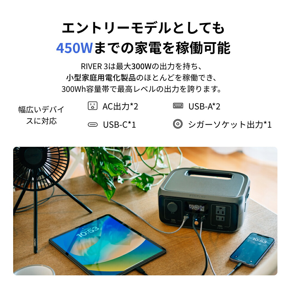 楽天市場】【売り切れ】EcoFlow ポータブル電源 ソーラーパネル セット