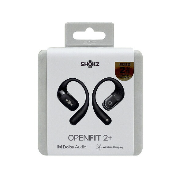 楽天市場】Shokz OpenFit 2+ Black SKZ-EP-000050 [SKZEP000050