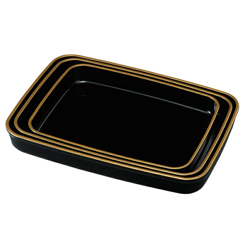 広蓋？運び盆？蒔絵模様2点