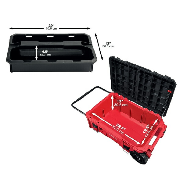 楽天市場】日本正規品 ミルウォーキー PACKOUT キャリー式ツール