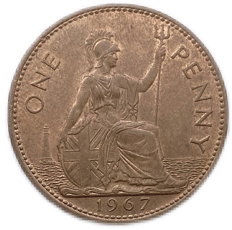 楽天市場】イギリス貨幣 1ペニー 青銅貨 年代ランダム エリザベス女王