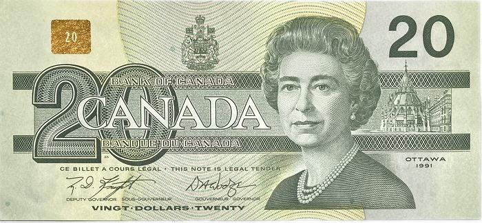 楽天市場】カナダ 20ドル エリザベス女王 1991年 未使用 世界 外国