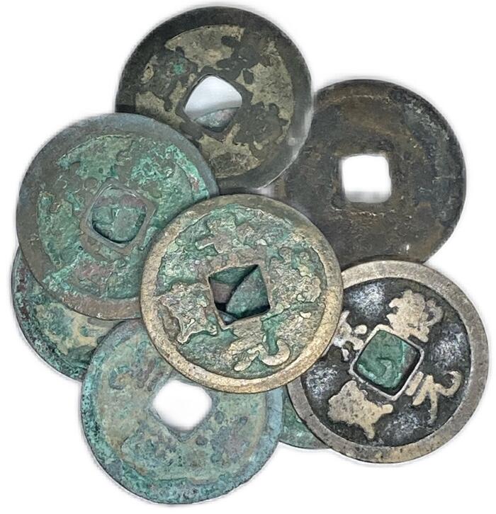 楽天市場】1004年〜 景徳元宝 中国古銭 宋 渡来銭 穴銭 美品 1枚