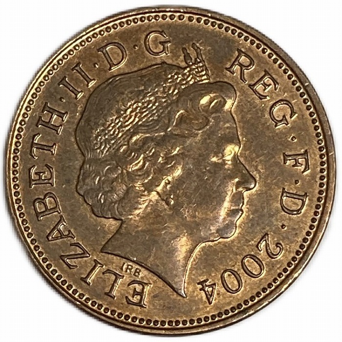 楽天市場】エリザベス女王 2ペンス 年代ランダム XF コイン 硬貨