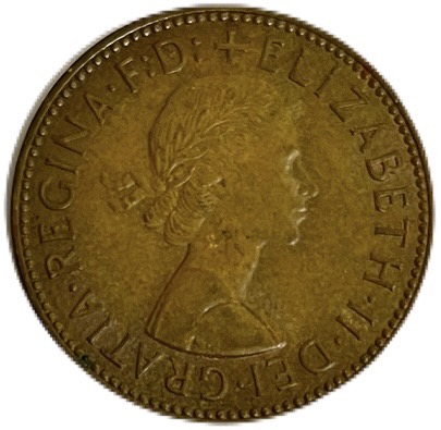 楽天市場】イギリス貨幣 ハーフペニー 青銅貨 1961年～1970年 年代