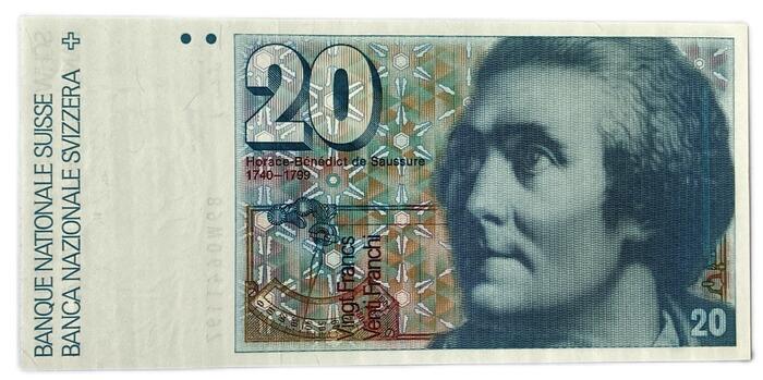 旧スイスフラン紙幣 150CHF 第8シリーズ 旧スイスフラン紙幣 150CHF 第