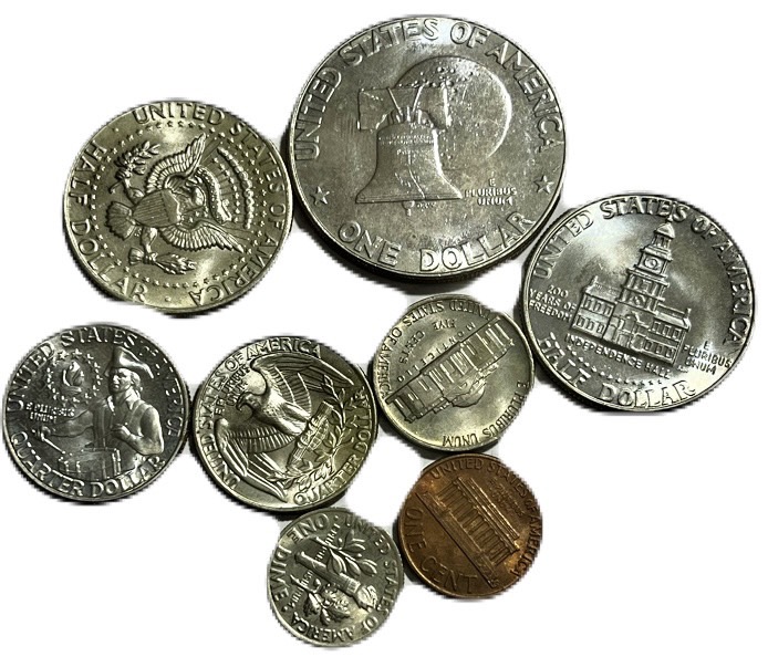 楽天市場】アメリカ 貨幣セット 8枚 未使用 建国記念 ケネディハーフ