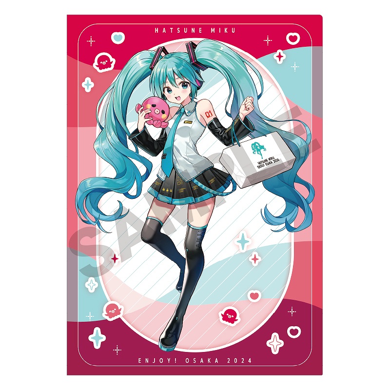 ボカロ クリアファイル ⑨初音ミク PLAT クリアファイル ボカロ クリア