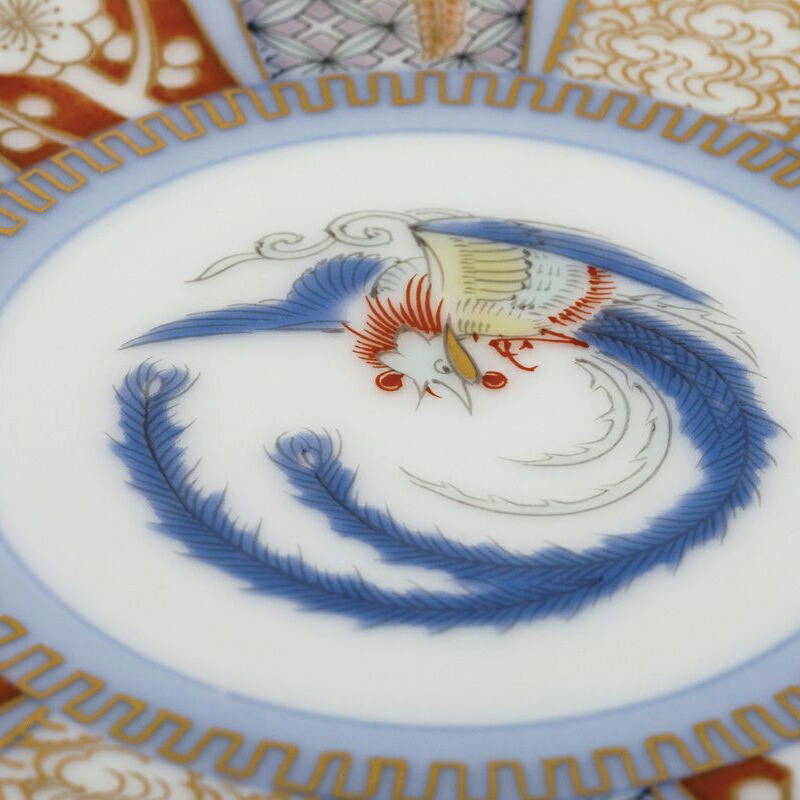 楽天市場】【ふるさと納税】有田焼 染錦金彩鳳凰 ペア菊割取皿【深川製