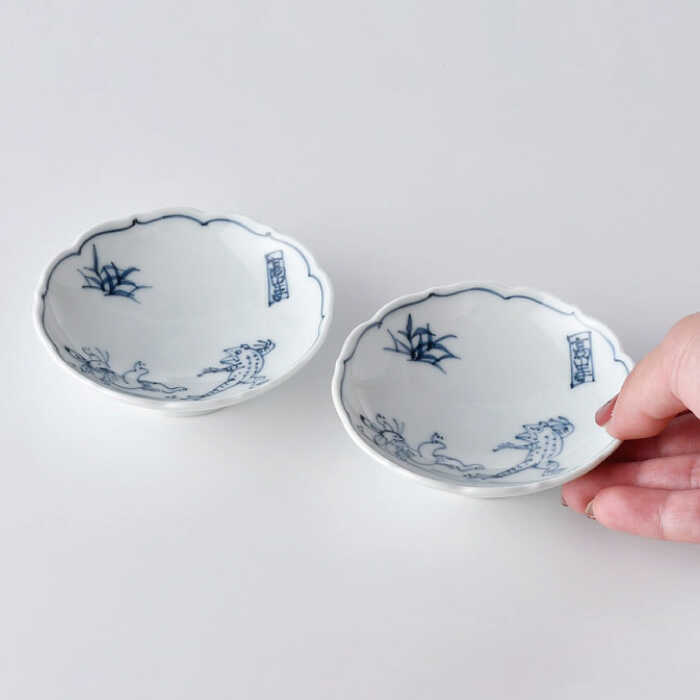 楽天市場】【ふるさと納税】【波佐見焼】鳥獣戯画 豆皿 5枚セット 食器