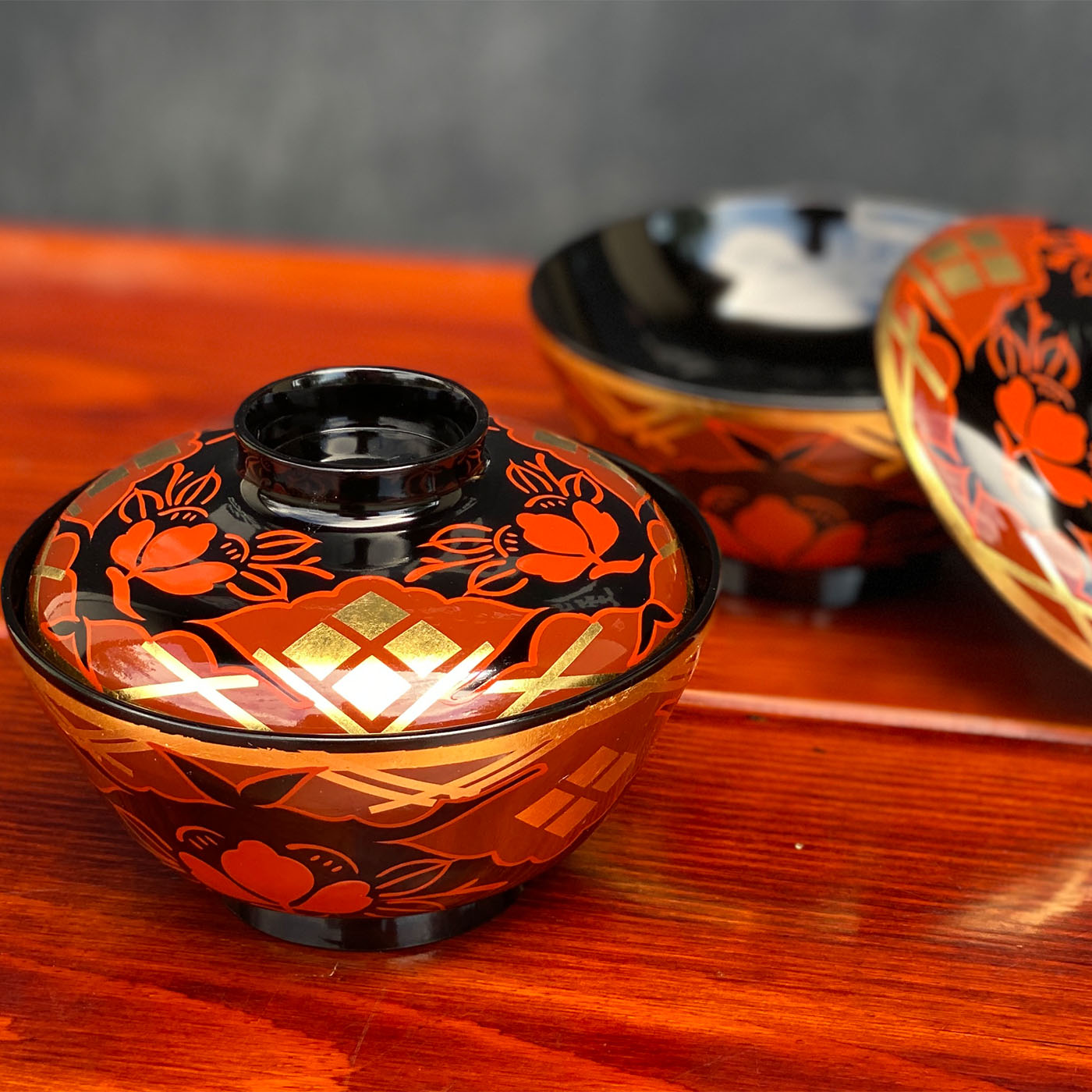 楽天市場】【ふるさと納税】 秀衡塗 煮物椀 秀衡椿紋 【5個入】 / 漆器