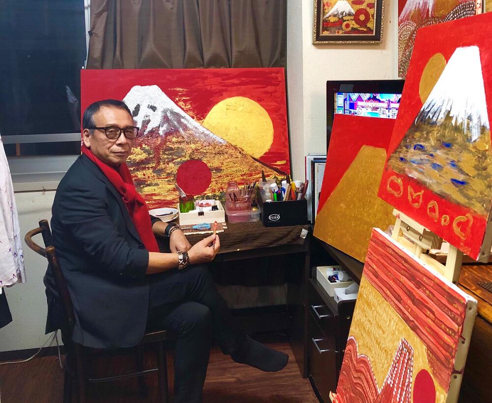 楽天市場】【ふるさと納税】 富士山 溶岩 絵画 アート インテリア