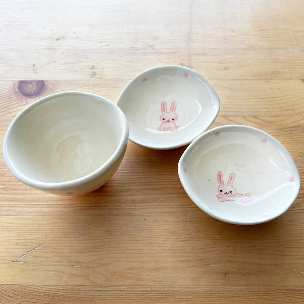 楽天市場】【ふるさと納税】【瀬戸焼】子供用食器5点セット（うさぎ