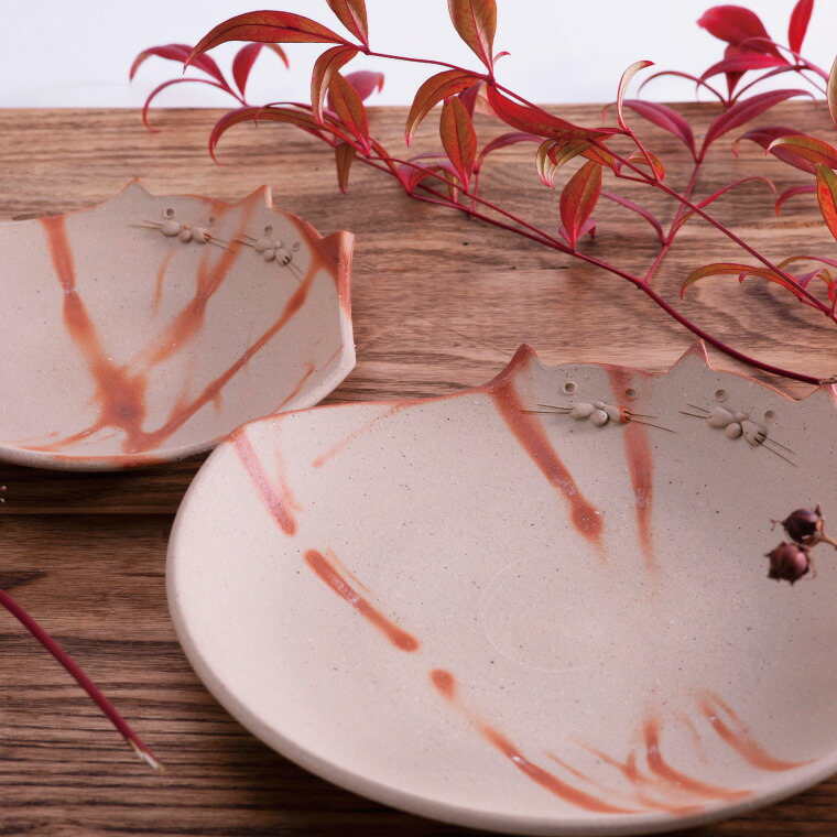 楽天市場】【ふるさと納税】 陶芸 備前焼 作家 なかよし猫皿セット FF