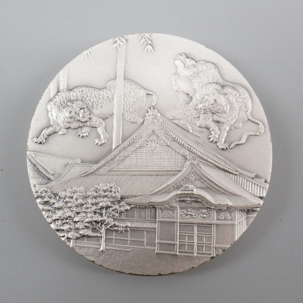最新作，2025 国宝章牌 純銀 元離宮二条城 造幣局 記念メダル シルバー
