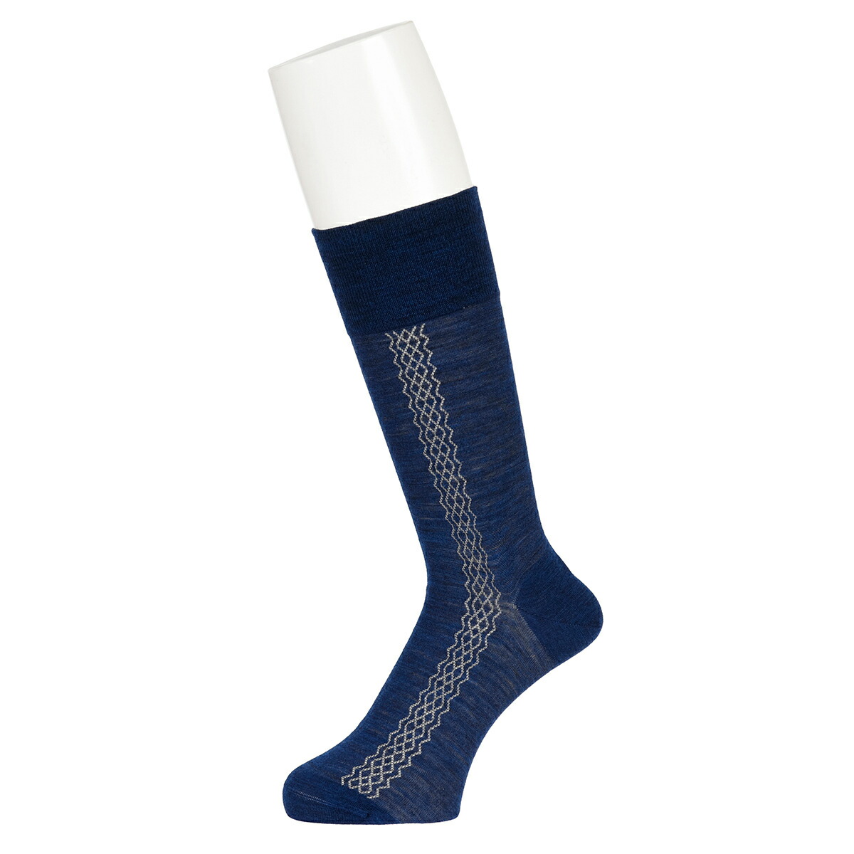 楽天市場】福助 【fukuske】 無地 靴下 クルー丈 毛混(6F831) 表側