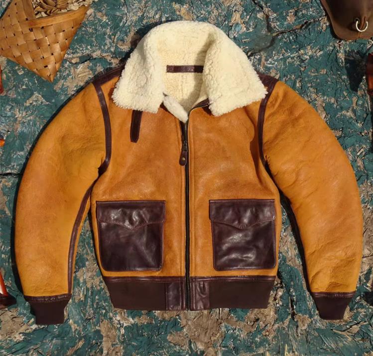 楽天市場】レザージャケット ムートンジャケット メンズ 本革