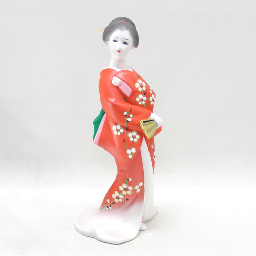 博多人形 陶器製 伝統的な日本人形 約30cm 稀少 作家名有 博多