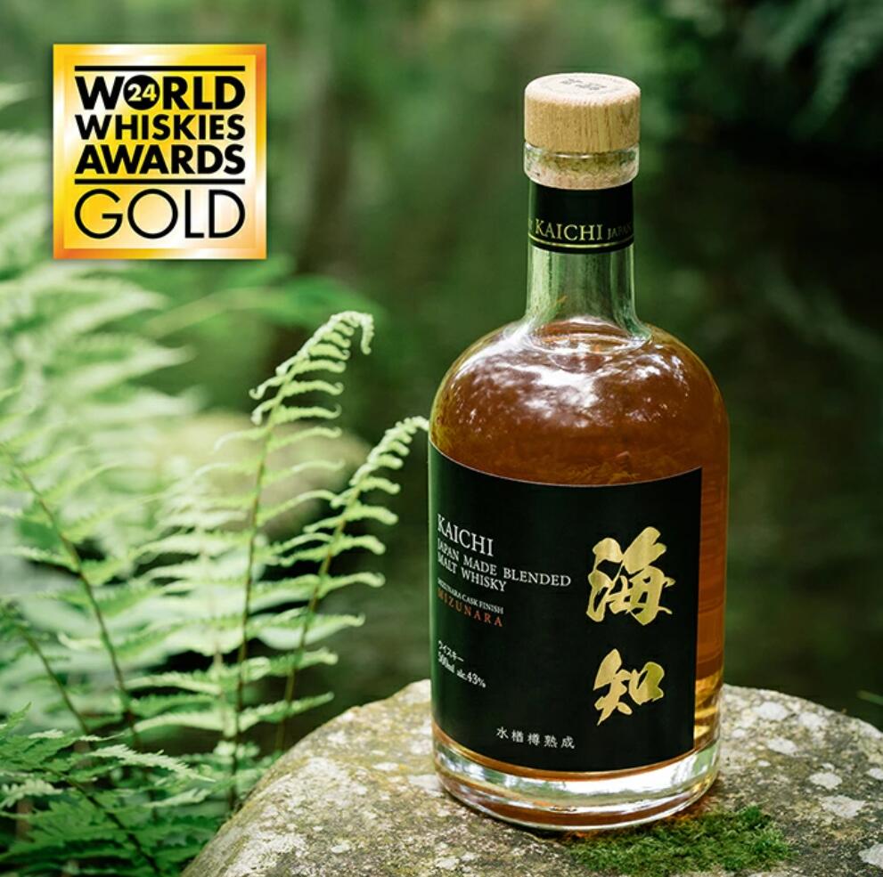 KAICHI ブレンデッドモルトウイスキー 500ml 小売 43% 新品KAICHI