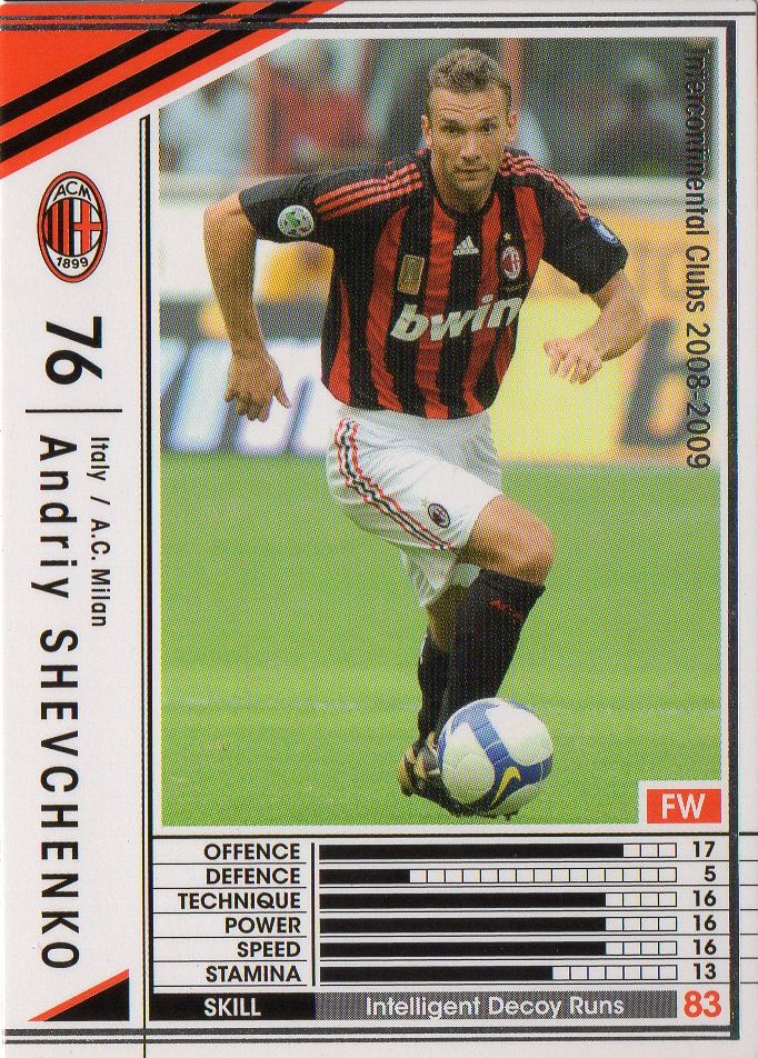 ☆WCCF 美品 2004-05 EMVP シェフチェンコ 閃光のトップガン☆ WCCF 04-05