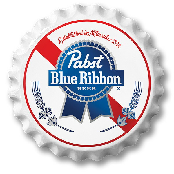 楽天市場】パブストブルーリボン ブリキ看板 パブストビール