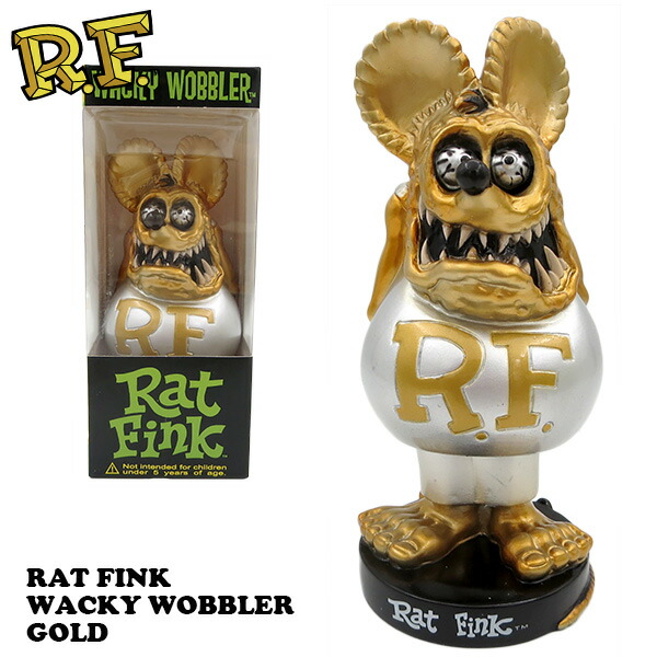 ラットフィンク Rat Fink シルバー 豪華 金運アップ 像 フィギュア