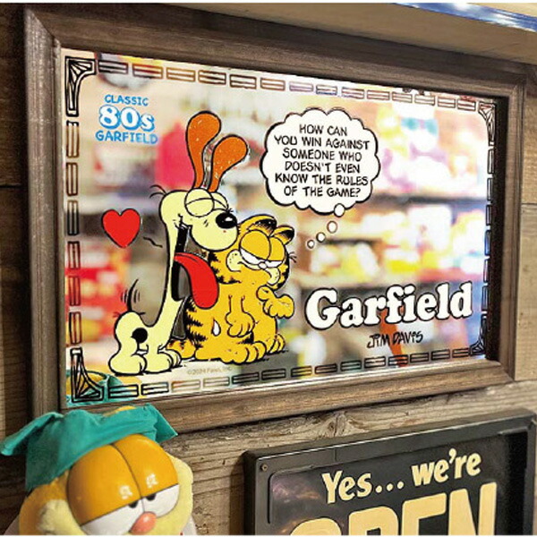 時代物 フィリックス ザ キャット パブミラー 壁掛け・立掛け兼用 中古