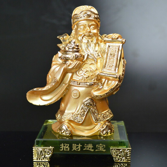 楽天市場】【送料無料】NO-5財神様≪高級≫風水の関羽様像 置物金運