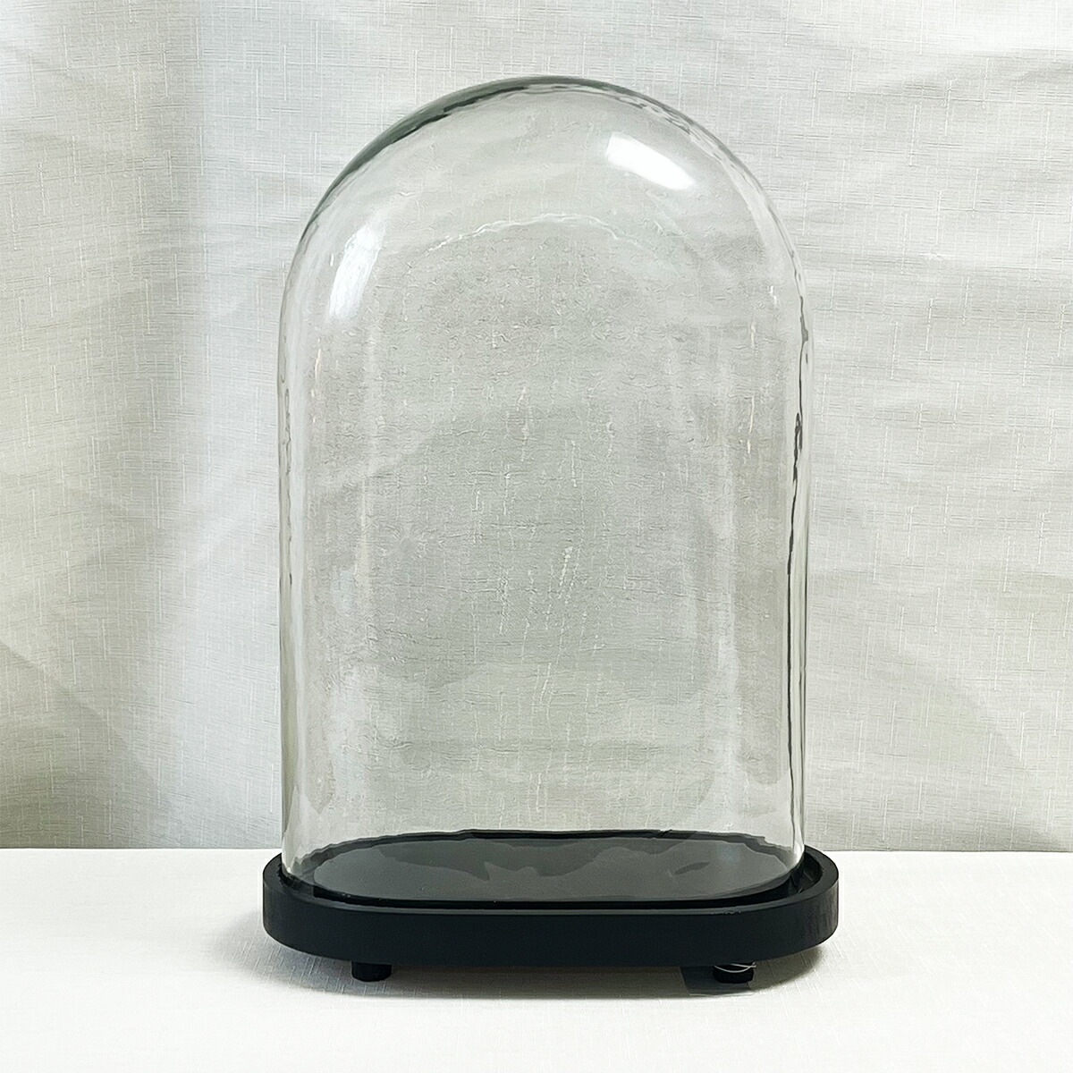 扇風機台付きガラスドーム ガラスケース ショーケース オブジェ 古道具